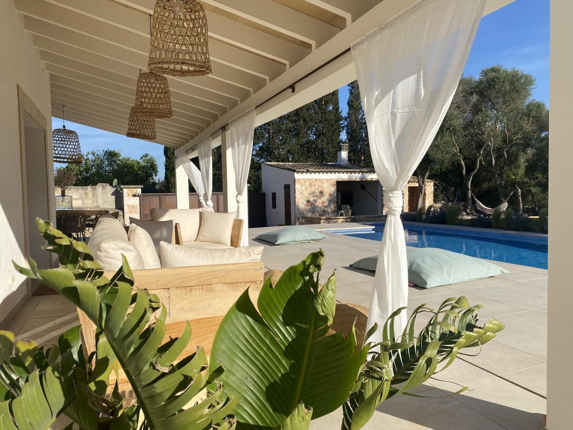 Es Mirador De Vernissa Jacuzzi Sauna Y Piscina Santa Margalida Kültér fotó