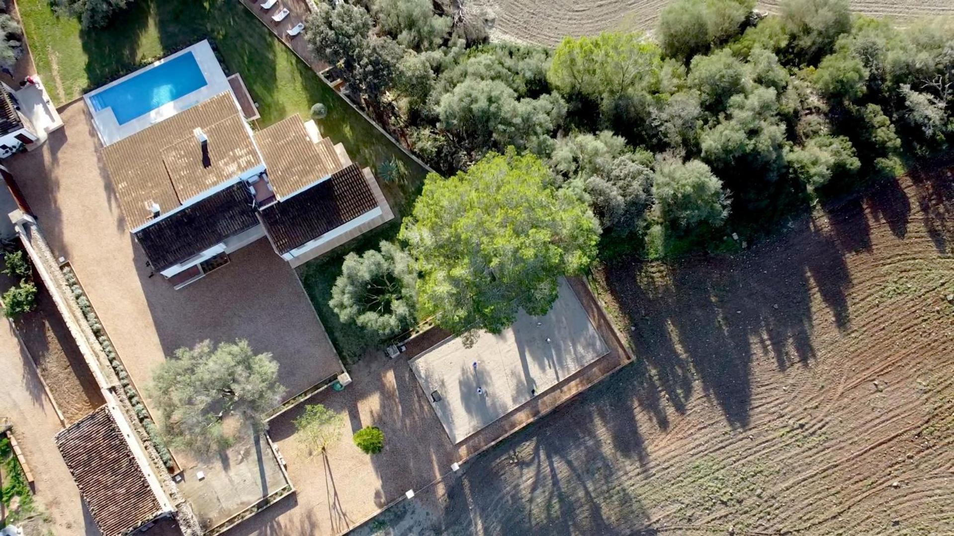 Es Mirador De Vernissa Jacuzzi Sauna Y Piscina Santa Margalida Kültér fotó